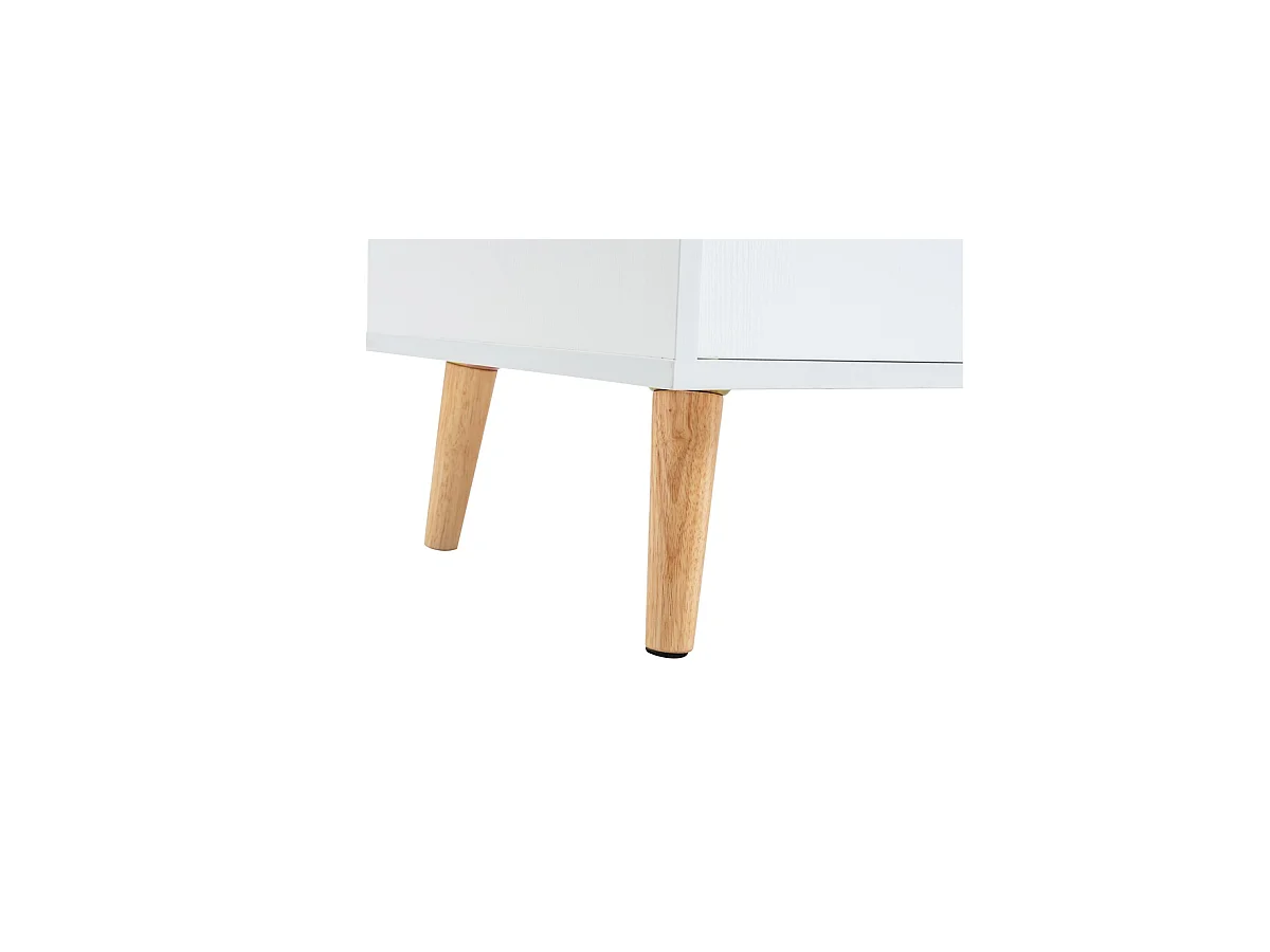 Estantería 4 puertas, 4 huecos acabado blanco, 119cm(alto) 60cm(ancho) 29cm(fondo). .