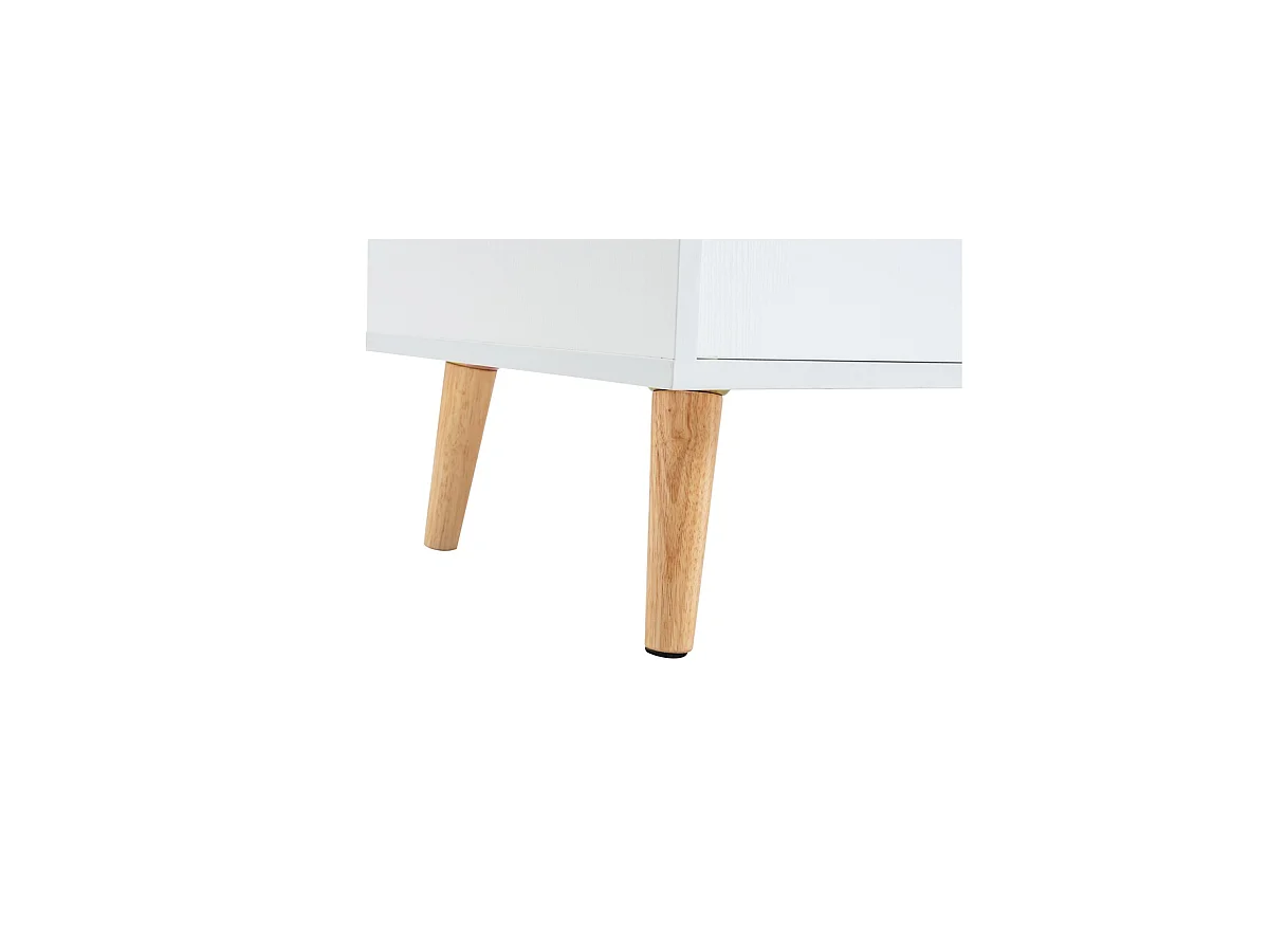 Estantería 4 puertas, 4 huecos acabado blanco, 119cm(alto) 60cm(ancho) 29cm(fondo). .