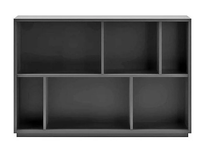 Estanteria 2 alturas modelo 547 acabado grafito. 80cm(alto), 119cm(ancho), 32cm(fondo).