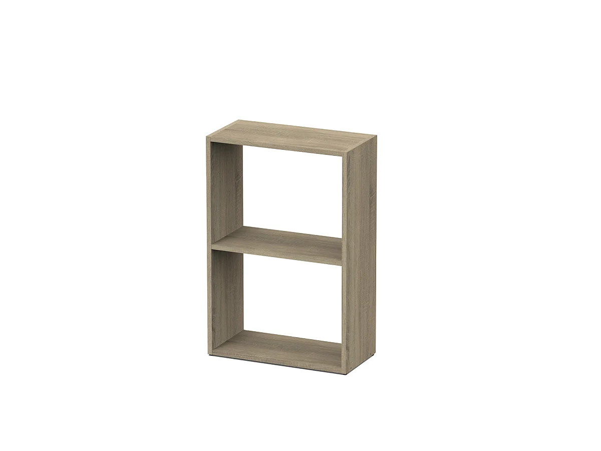 Estantería Tibet acabado roble cambrian, 75 cm(alto)50 cm(ancho)24.5 cm(fondo)..