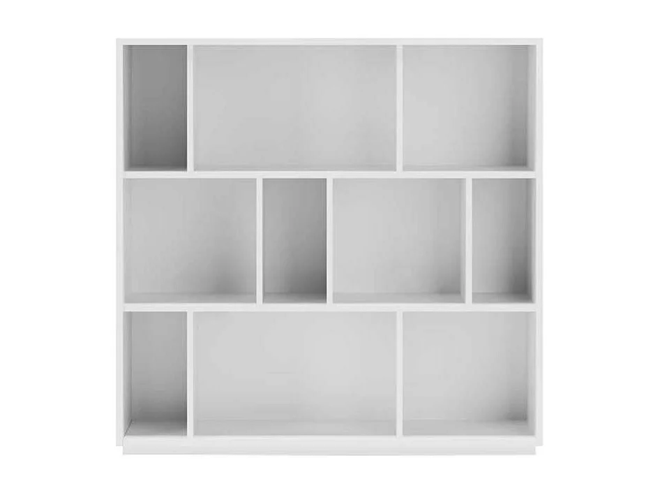 Estanteria 3 alturas modelo 546 acabado blanco. 117 cm(alto), 119 cm(ancho), 32 cm(fondo).