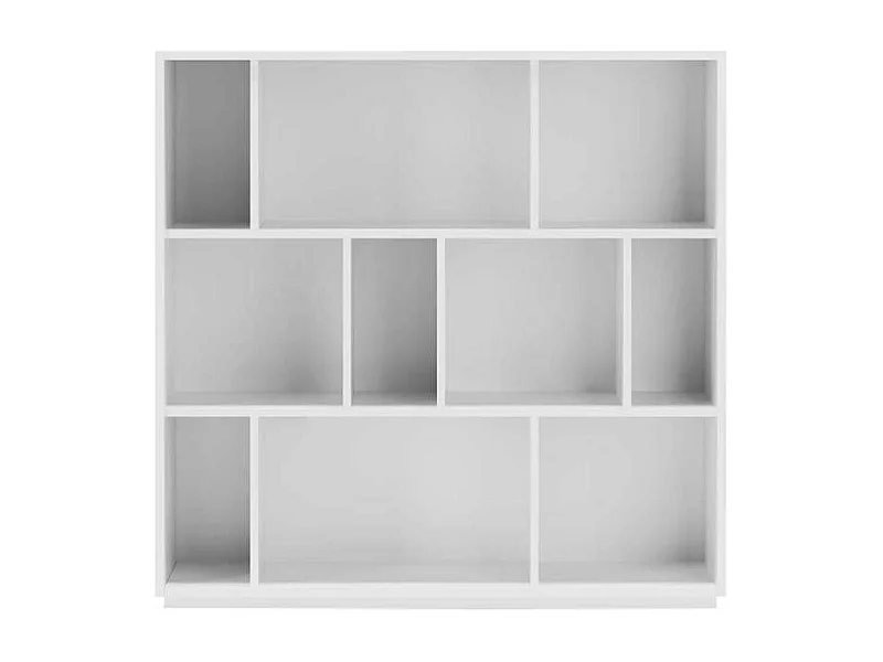 Estanteria 3 alturas modelo 546 acabado blanco. 117 cm(alto), 119 cm(ancho), 32 cm(fondo).