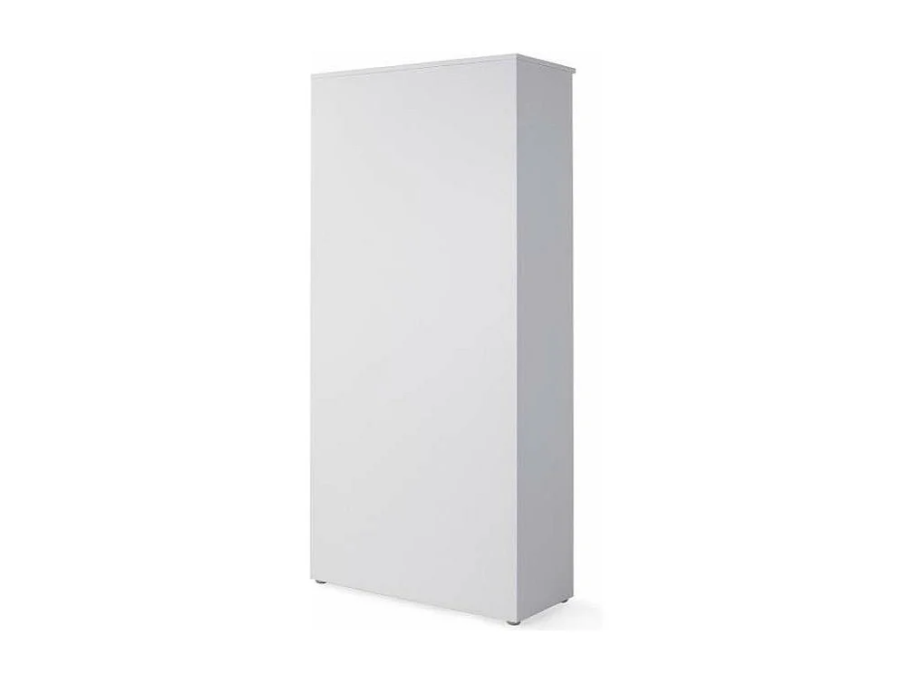 Armario alto con puertas acabado blanco, 208.8 cm(alto)93 cm(ancho)42.5 cm(fondo)..