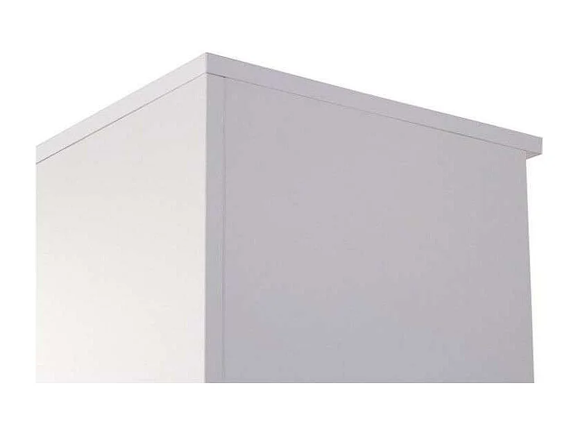 Armario alto con puertas acabado blanco, 208.8 cm(alto)93 cm(ancho)42.5 cm(fondo)..