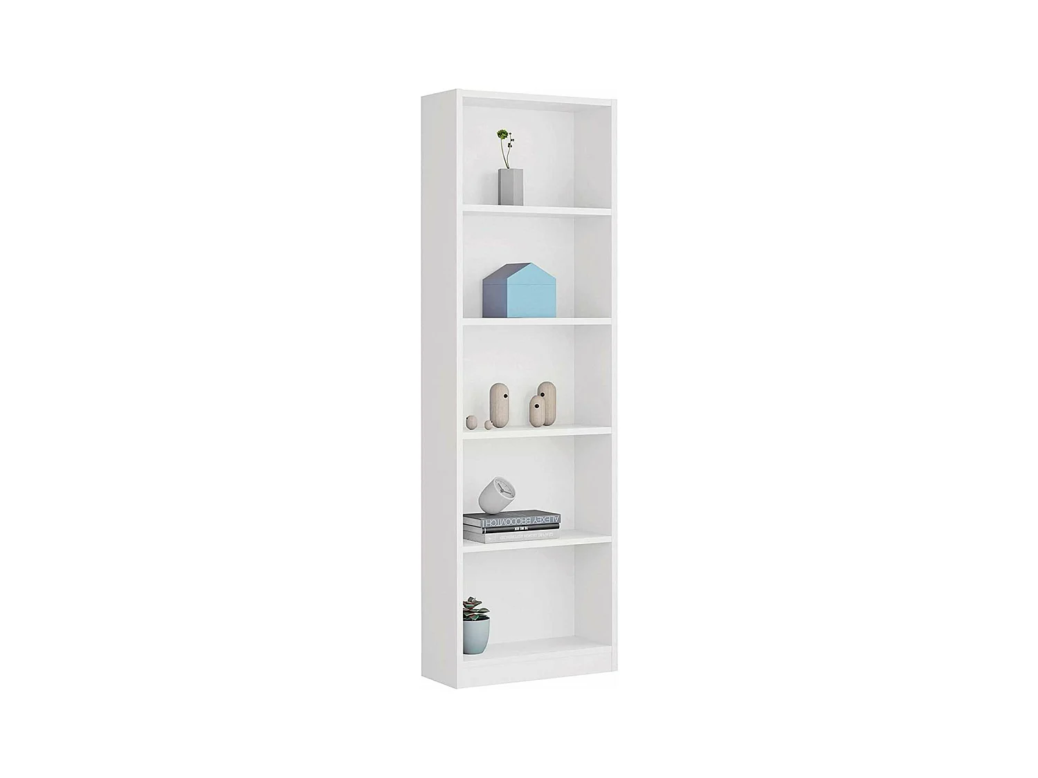 Estanteria seis baldas Children en blanco artik 180 cm(alto)52 cm(ancho)25 cm(fondo). .