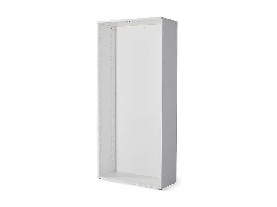 Estantería alta para oficina o estudio acabado blanco, 208.8 cm(alto)93 cm(ancho)42.5 cm(