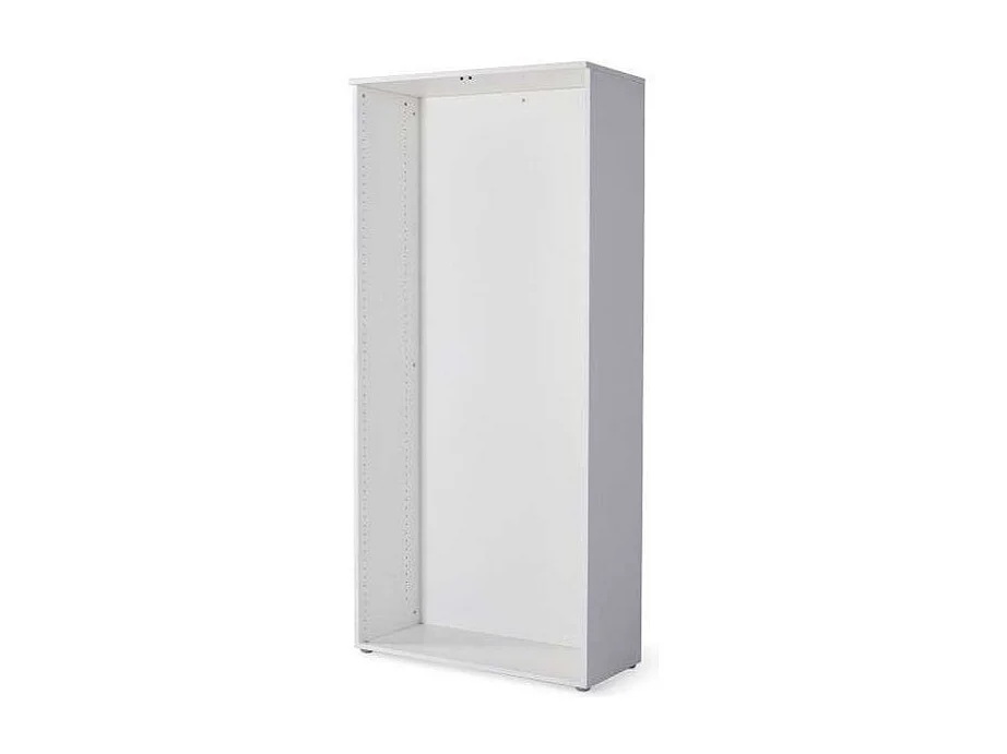 Estantería alta para oficina o estudio acabado blanco, 208.8 cm(alto)93 cm(ancho)42.5 cm(