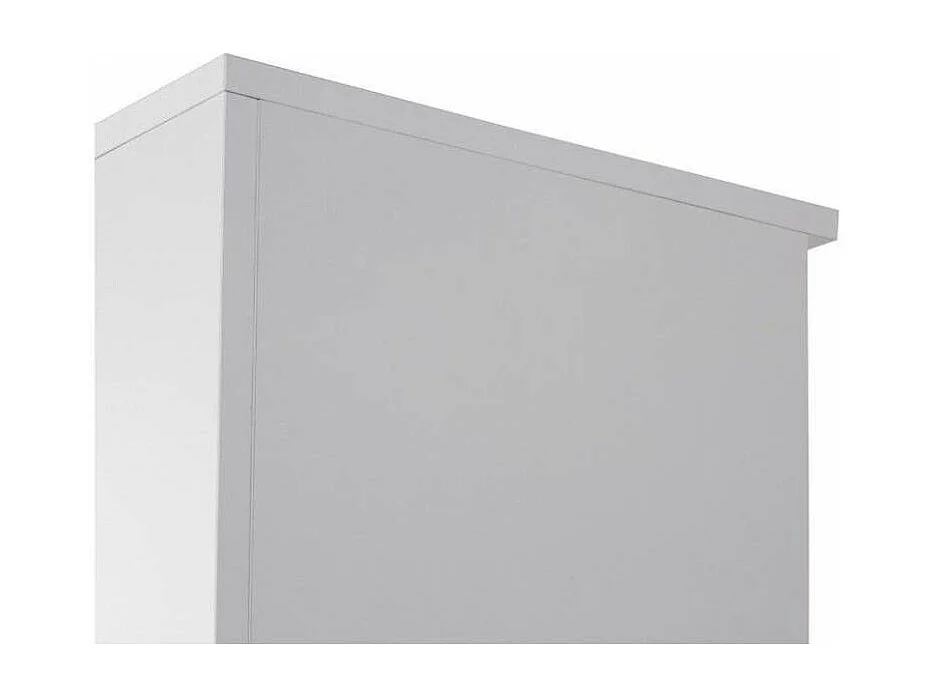 Armario bajo con puertas acabado blanco, 77.6 cm(alto)93 cm(ancho)42.5 cm(fondo).