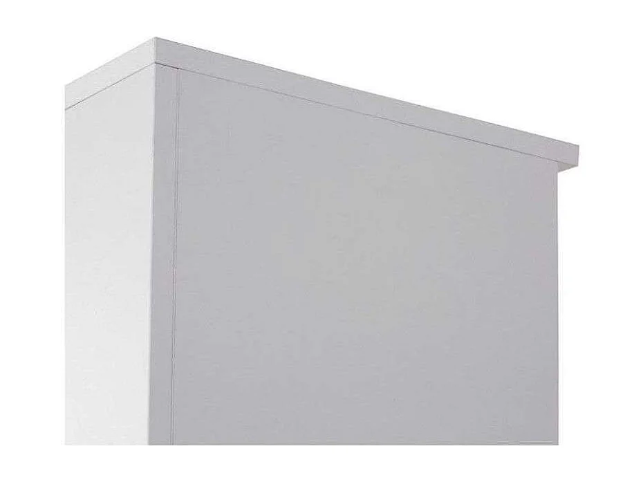 Armario bajo con puertas acabado blanco, 77.6 cm(alto)93 cm(ancho)42.5 cm(fondo).