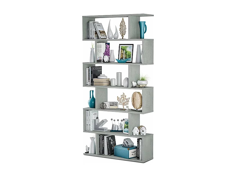 Estanteria alta Canton en cemento 192 cm(alto)80 cm(ancho)25 cm(fondo) .