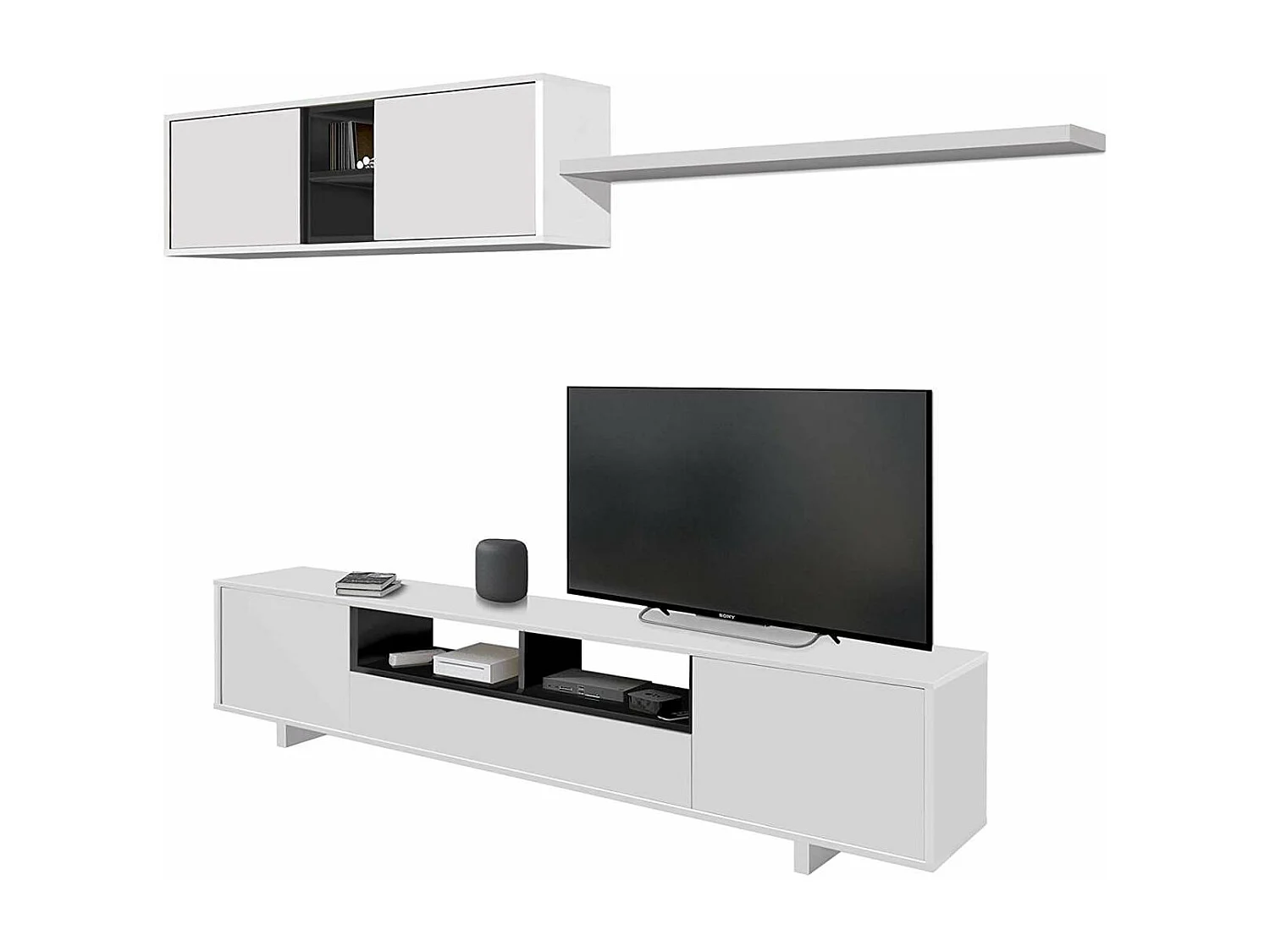 Mueble de salon Sirva 46 cm(alto)200 cm(ancho)41 cm(largo)