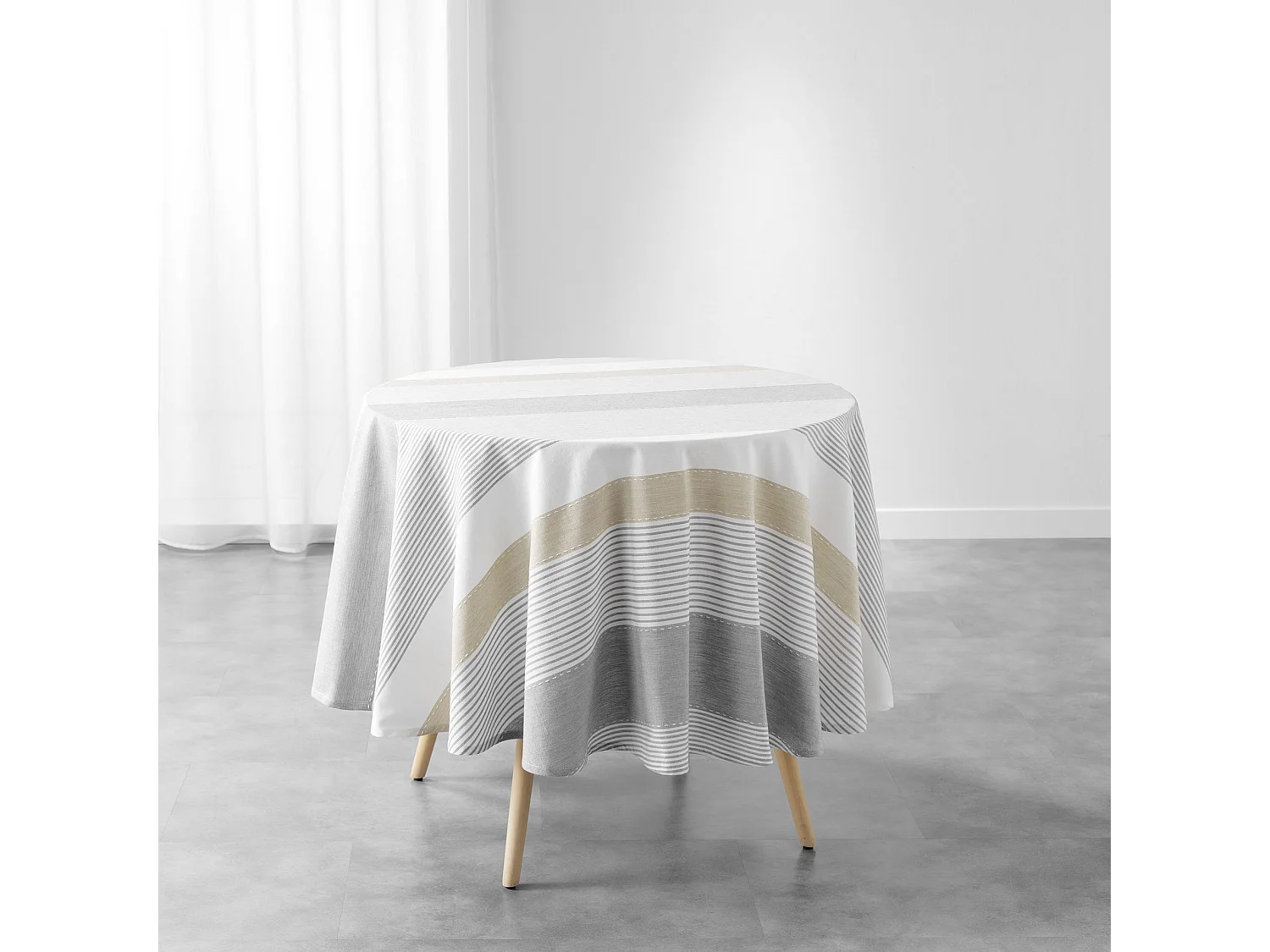 Nappe coton ronde Iliade