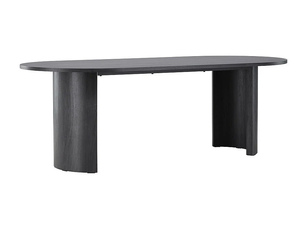 Table à Manger Design "Grundsund" 220cm Noir