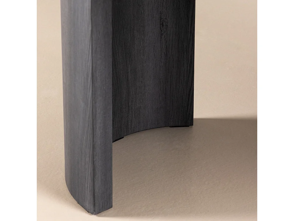 Table à Manger Design "Grundsund" 220cm Noir