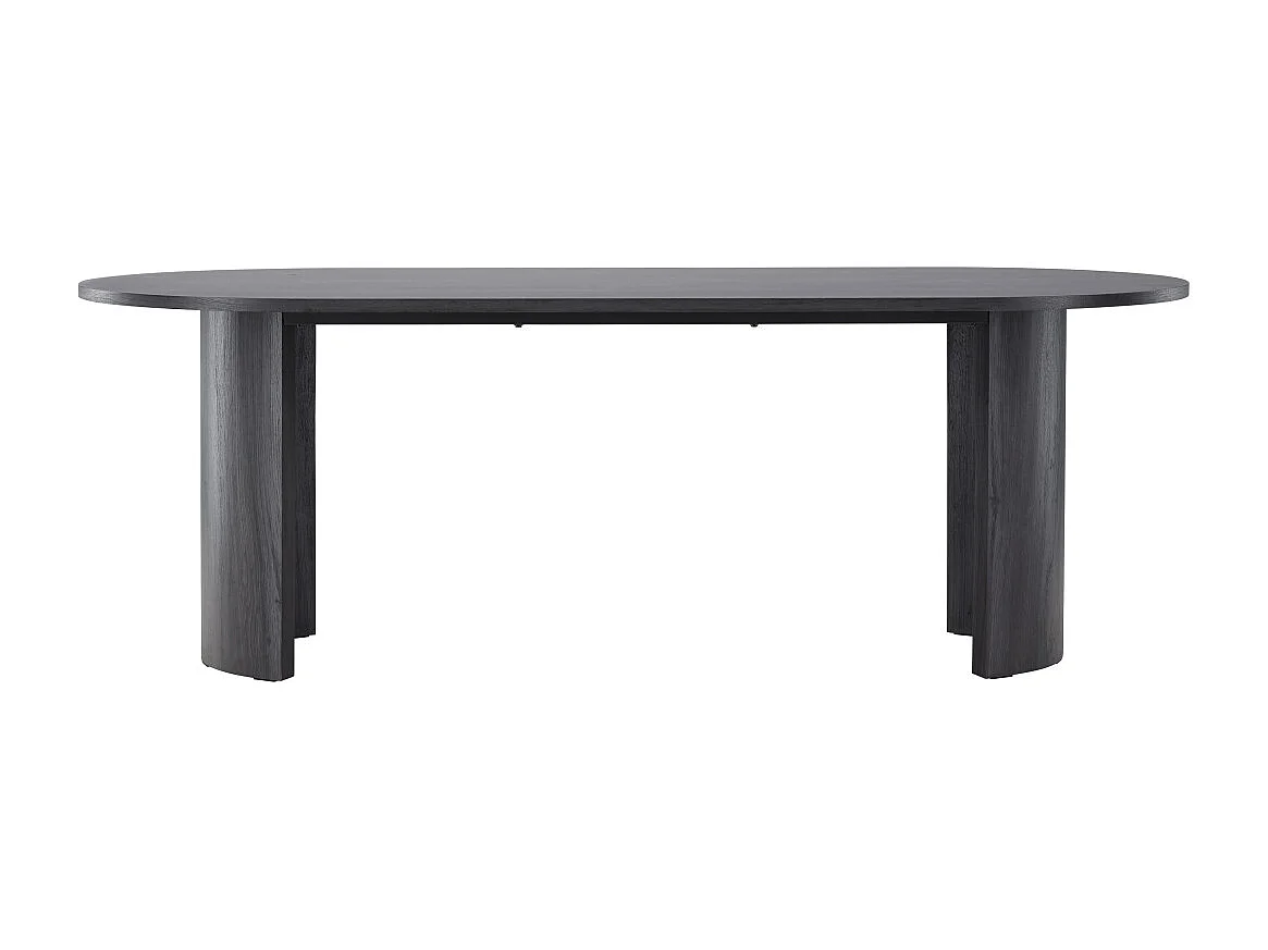 Table à Manger Design "Grundsund" 220cm Noir