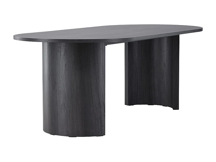 Table à Manger Design "Grundsund" 220cm Noir
