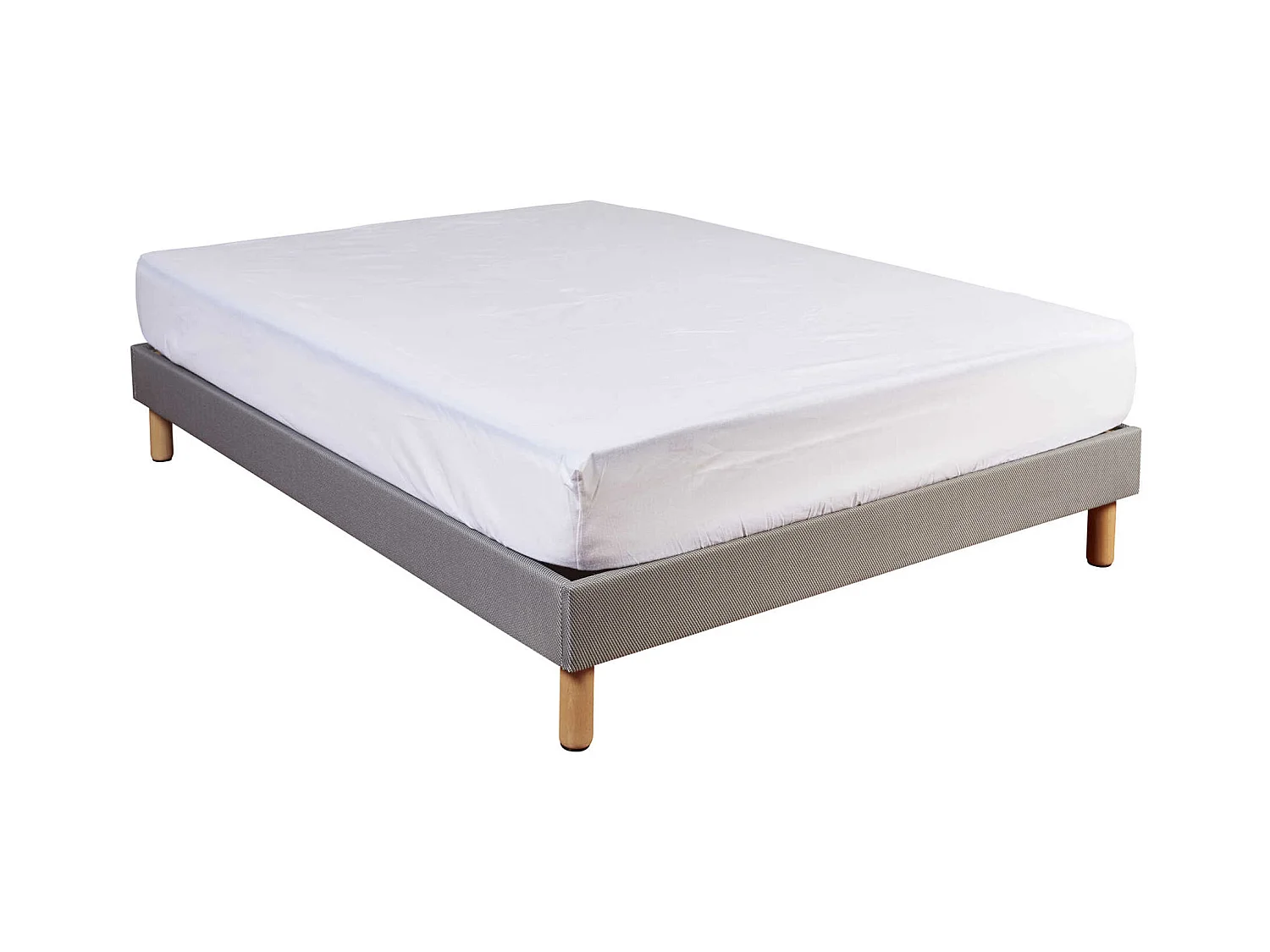 Protège matelas molleton 100% coton - bonnet 27 cm 150x200