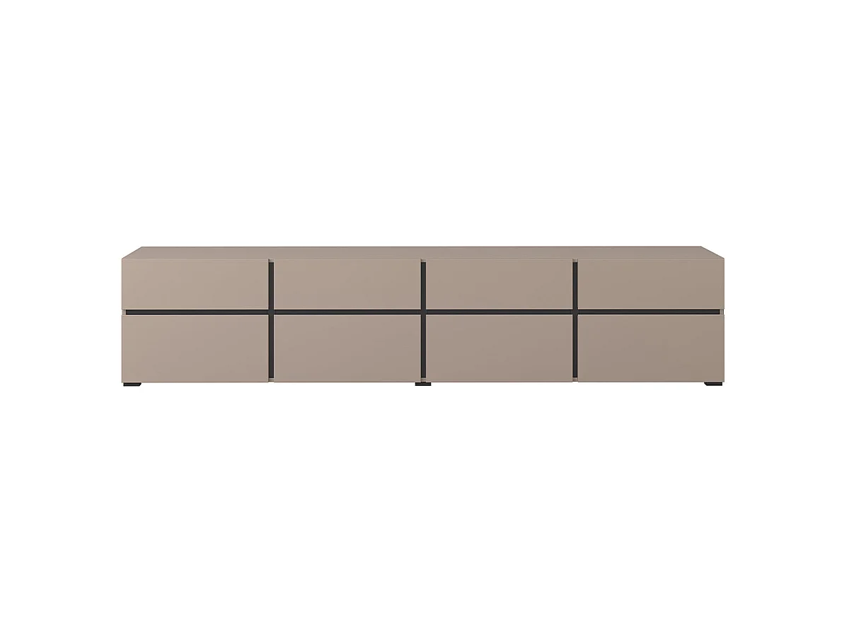 TV-Möbel 4-türig 225 cm Lilia Taupe