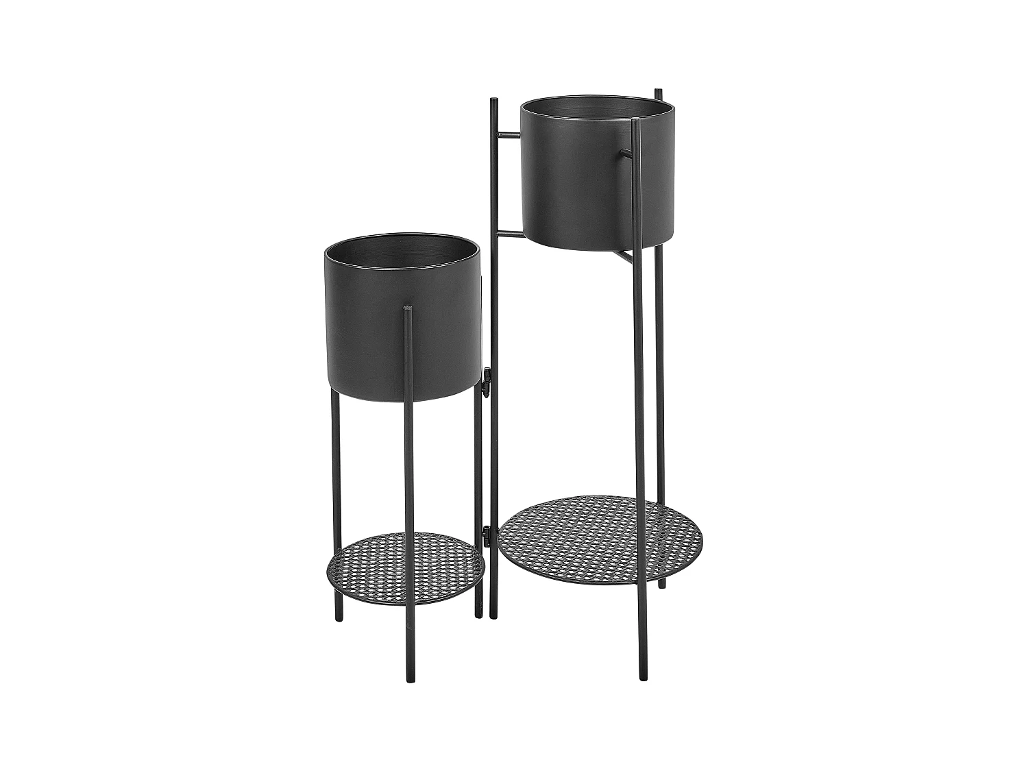 Support de pots ULMUS Métal 58 cm Noir