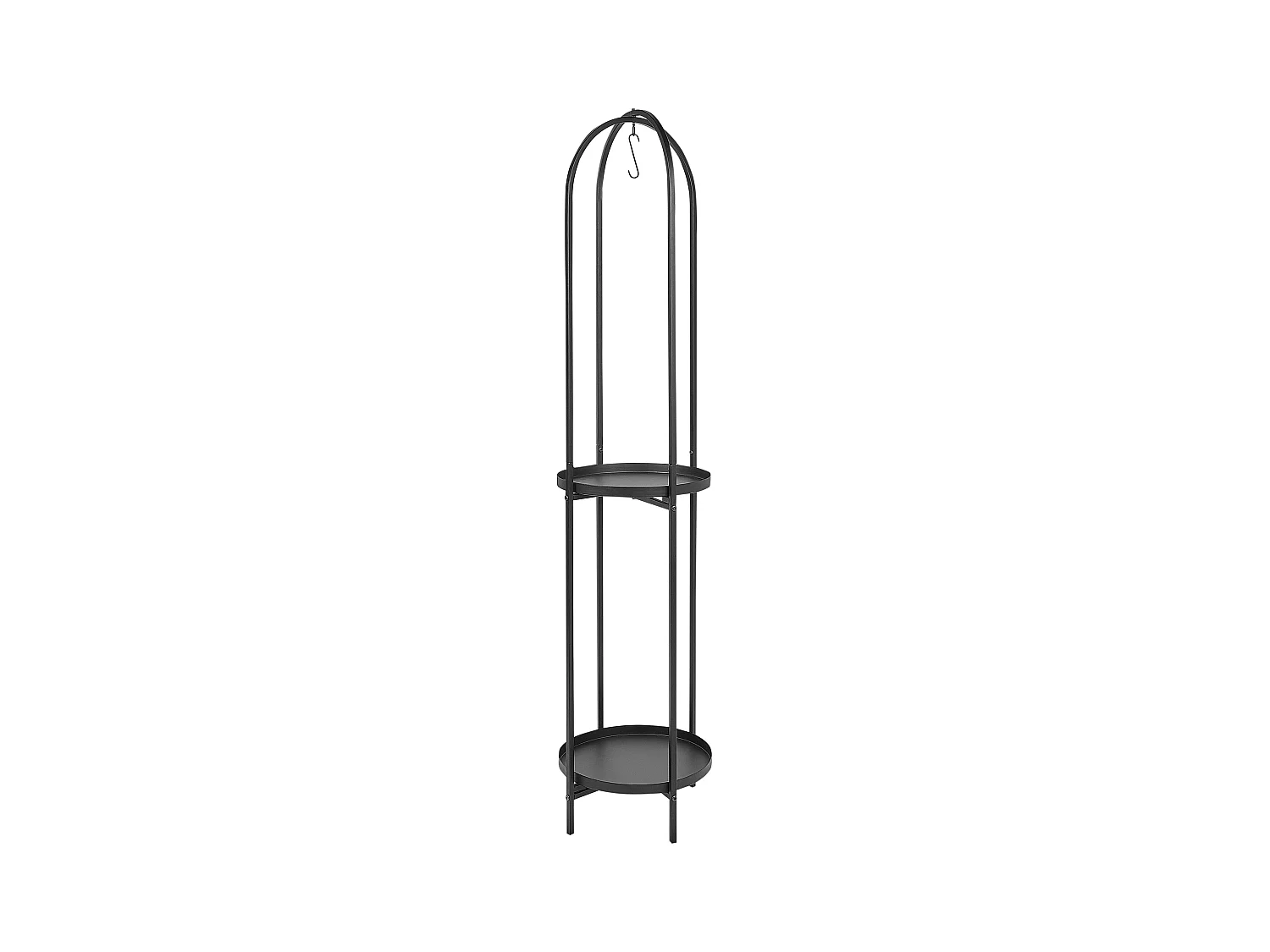 Support de pots TAMARIX Métal 35 cm Noir