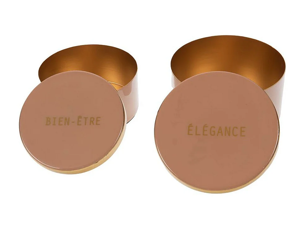 Set de boîtes Elégance ronde