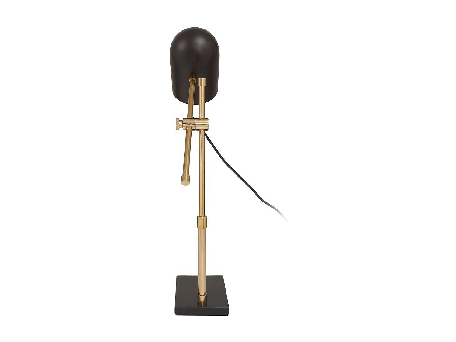Lampadaire Industriel "Celeste" 142cm Noir & Or