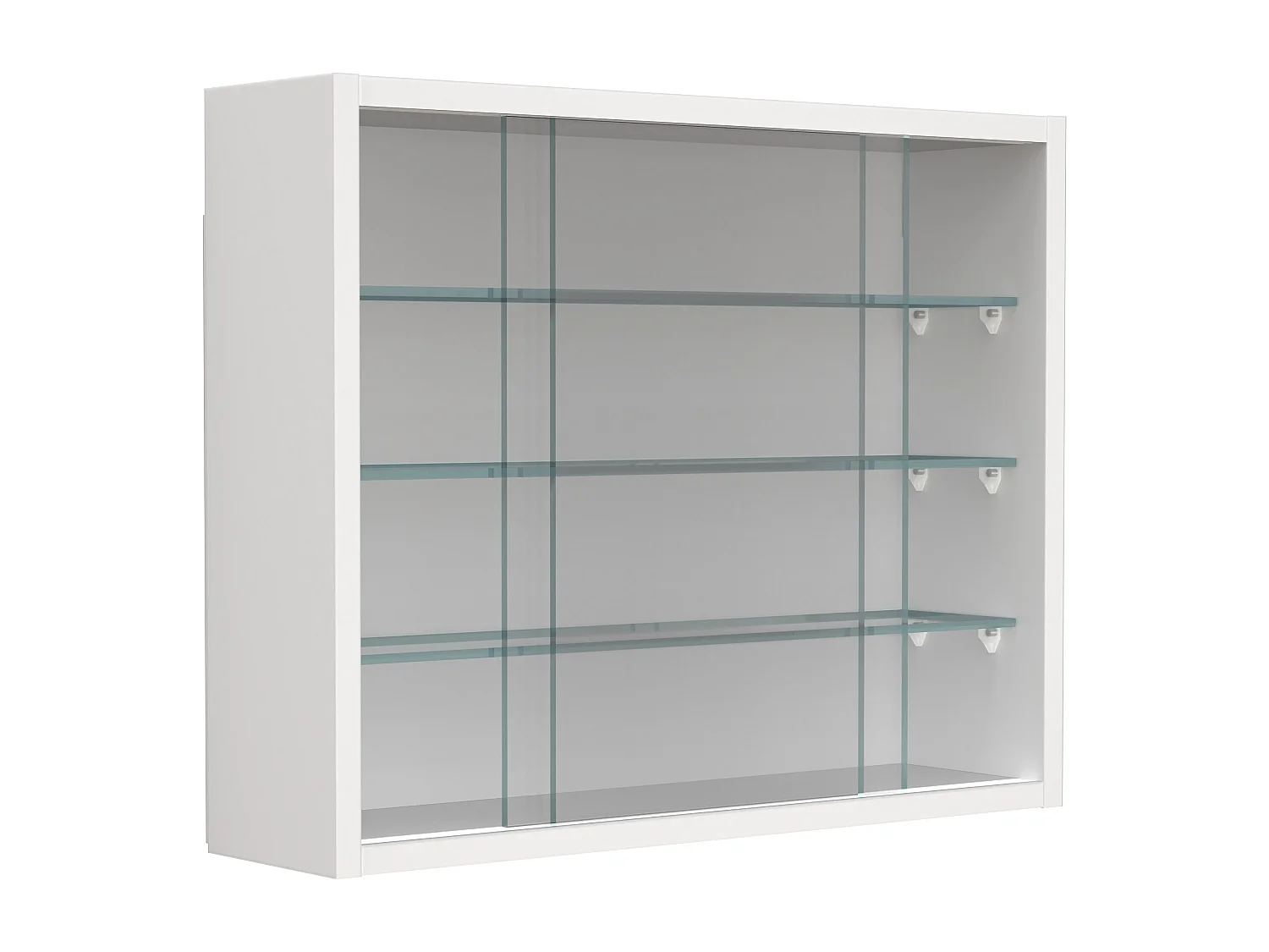 Wall display cabinet Drivalo White H. 40 x W. 50 x D. 12 cm