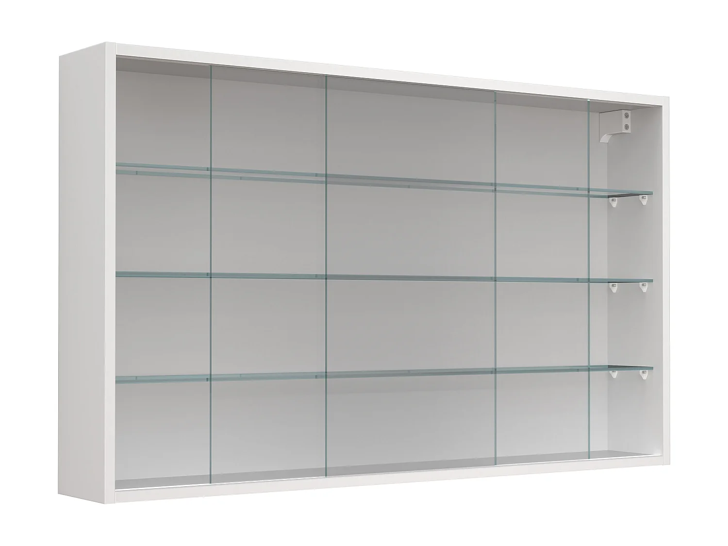 Hangende vitrinekast wanddisplay glas Drivalo XL