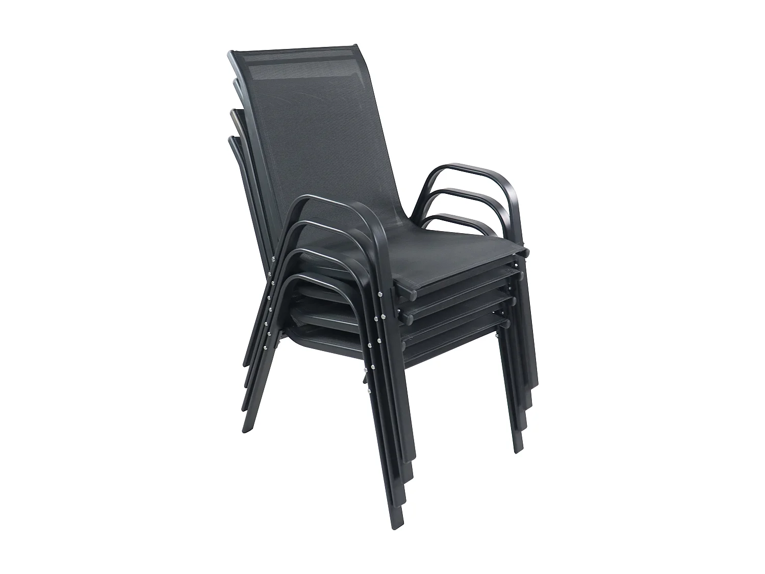 Garden chair Sonlas Anthracite H. 89 x W. 56 x D. 73 cm