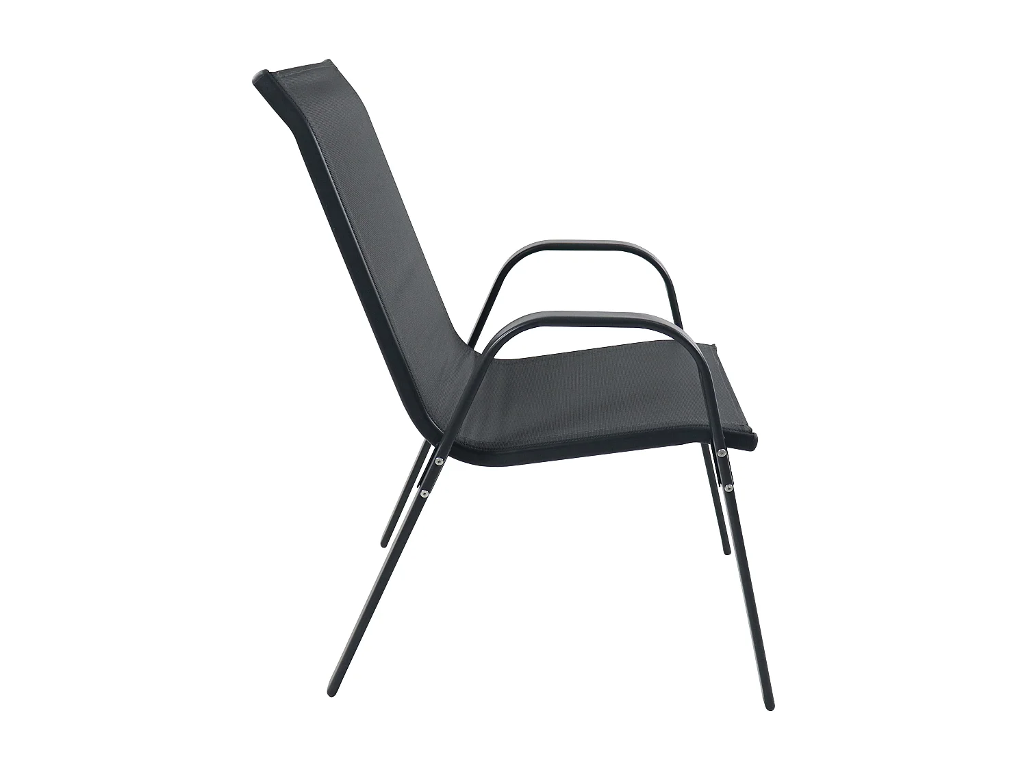 Cadeira de jardim Sonlas Antracite A. 89 x L. 56 x P. 73 cm