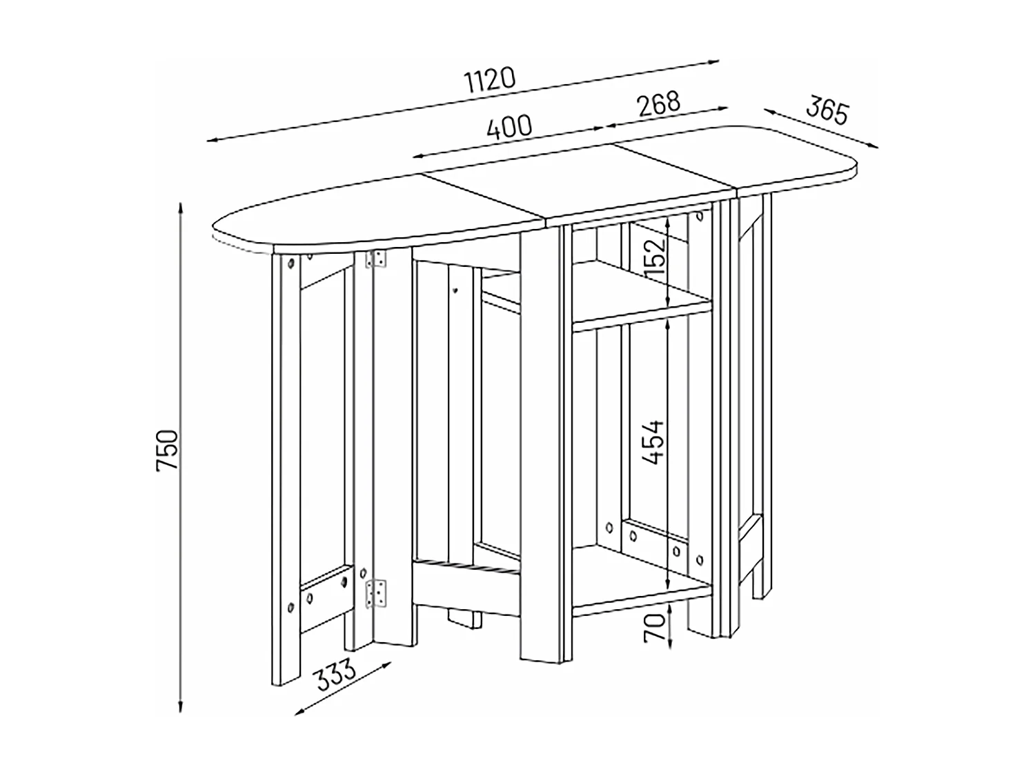 Commode Sideboard Planche à repasser Bigalos