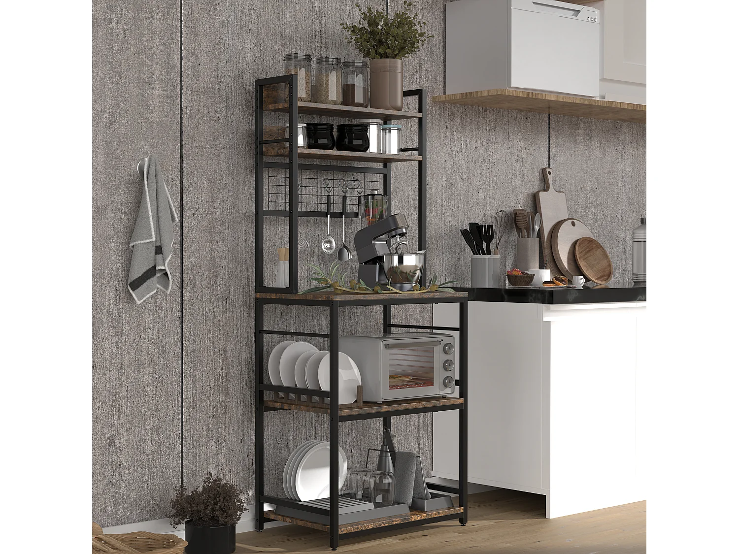 Étagère cuisine Commode Mikrowal Colari