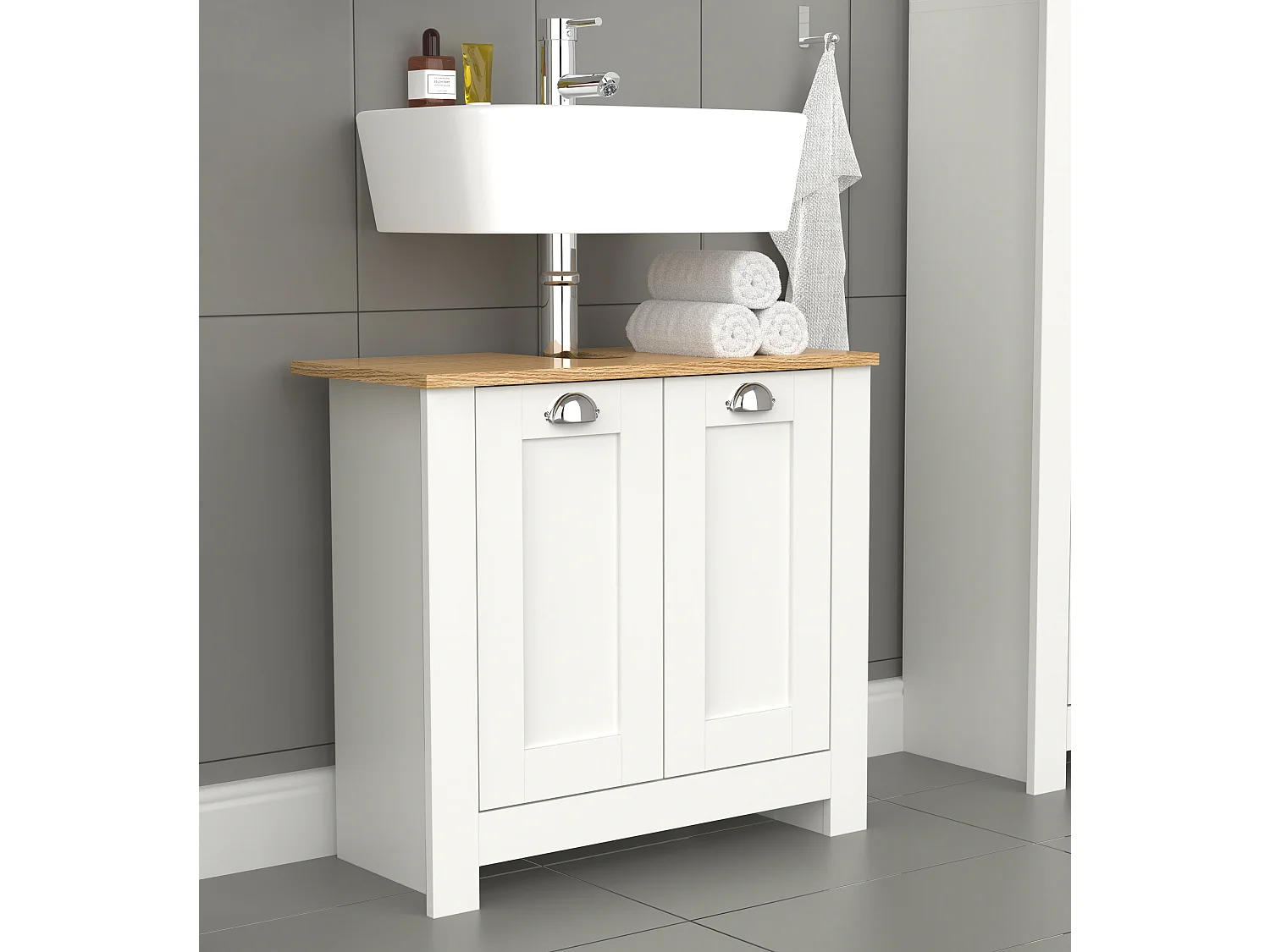 Meubles de salle de bain en bois Balusa M
