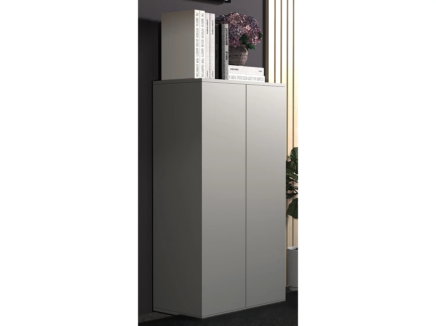 Holz Kommode Sideboard Anrichte Dalosa 3 Drehtüren