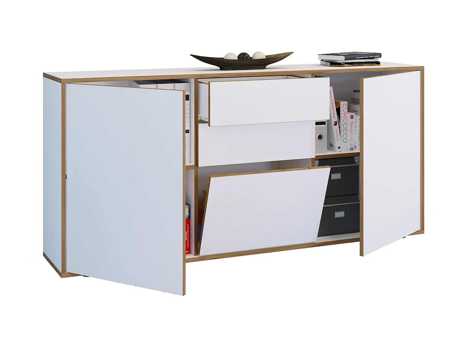 Holz Kommode Sideboard Salia Breite 160 Schublade