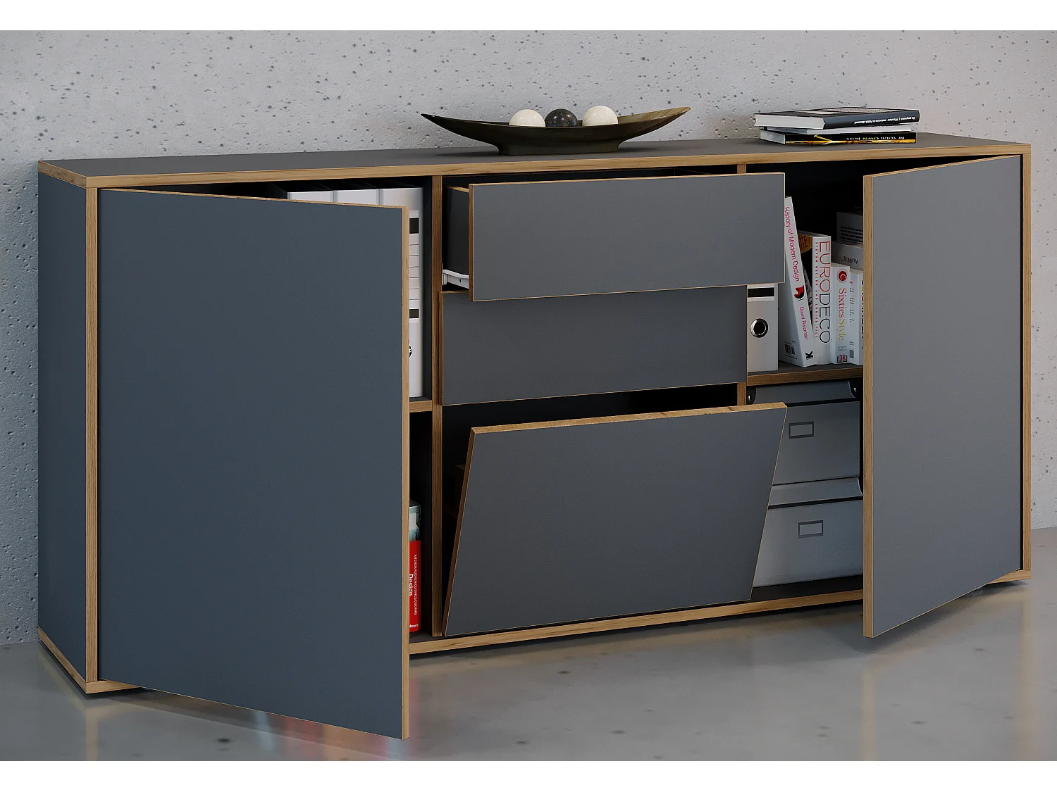 Holz Kommode Sideboard Salia Breite 160 Schublade