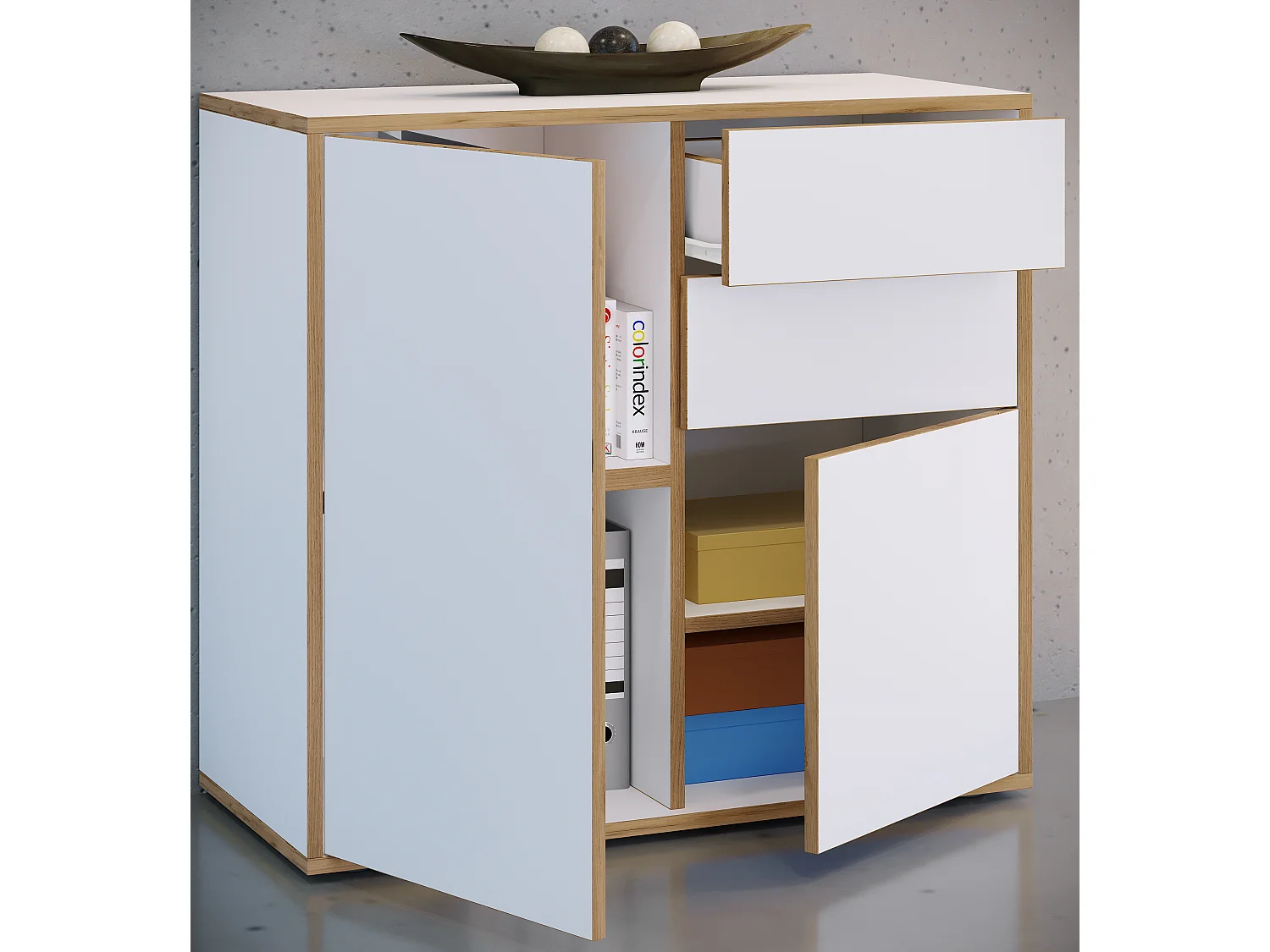 Cassettiera Credenza Salia B. 100 cassetti