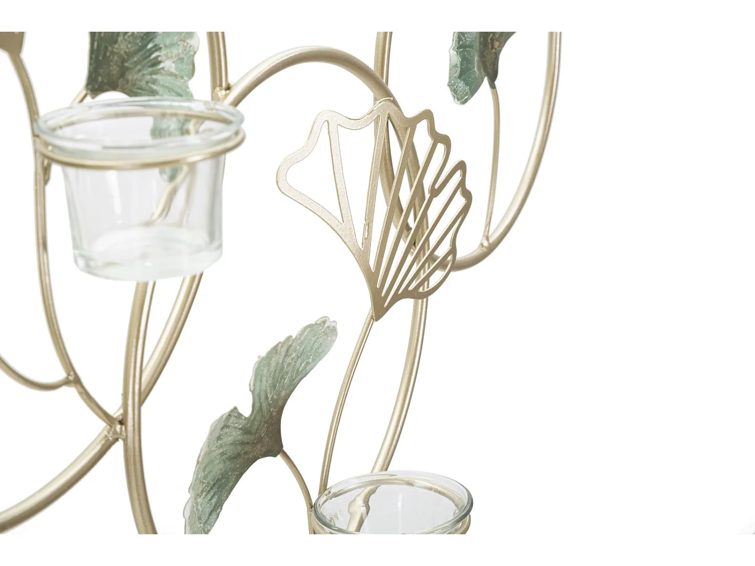 Bougeoir Mural en Métal "Greenery" 80cm Multicolore