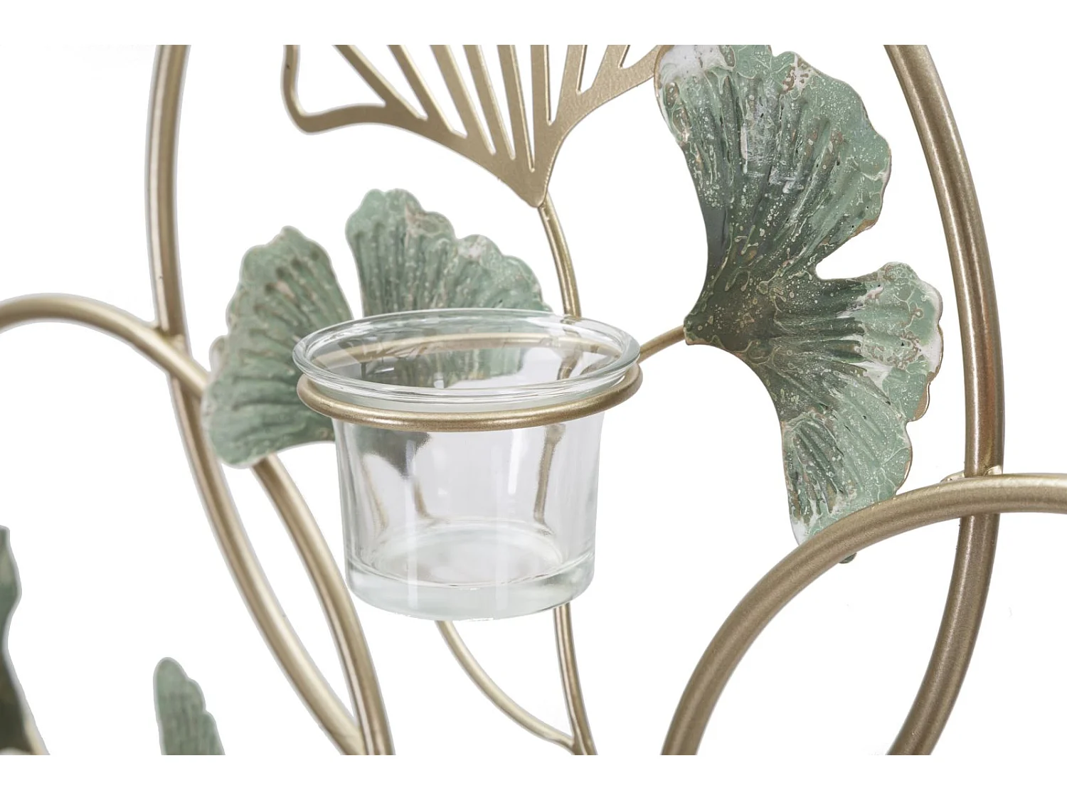 Bougeoir Mural en Métal "Greenery" 80cm Multicolore