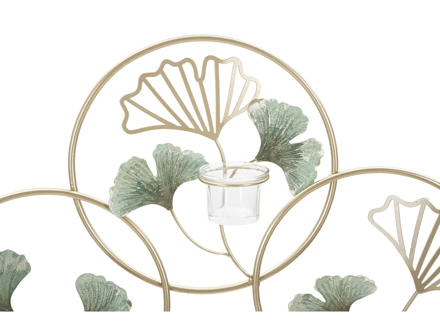 Bougeoir Mural en Métal "Greenery" 80cm Multicolore