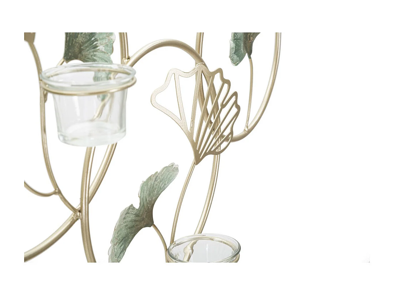 Bougeoir Mural en Métal "Greenery" 80cm Multicolore