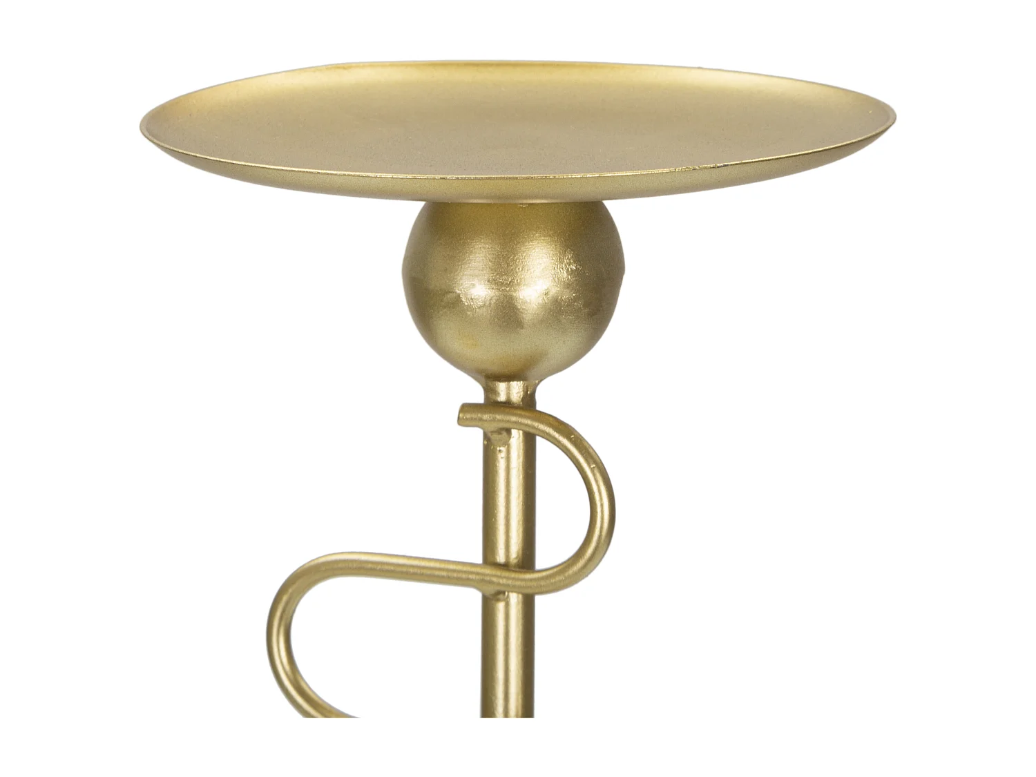 Lot de 2 Bougeoirs en Métal "Alid" 51cm Or