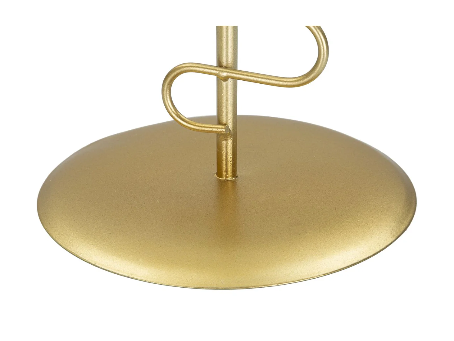 2er-Set Kerzenhalter aus Metall goldfarben 25x16x51 - 20x16x43 cm