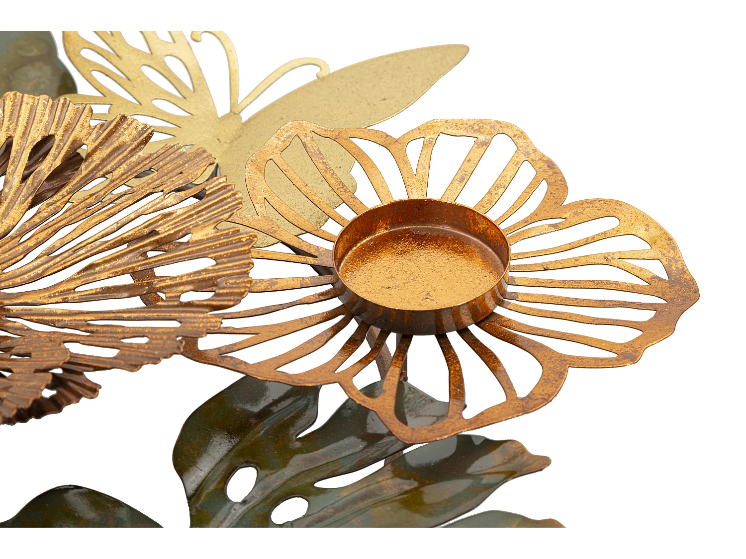 Bougeoir en métal multicolore cm 45x42,5x6,5