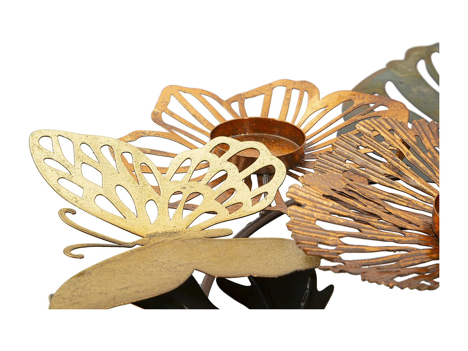 Bougeoir en métal multicolore cm 45x42,5x6,5