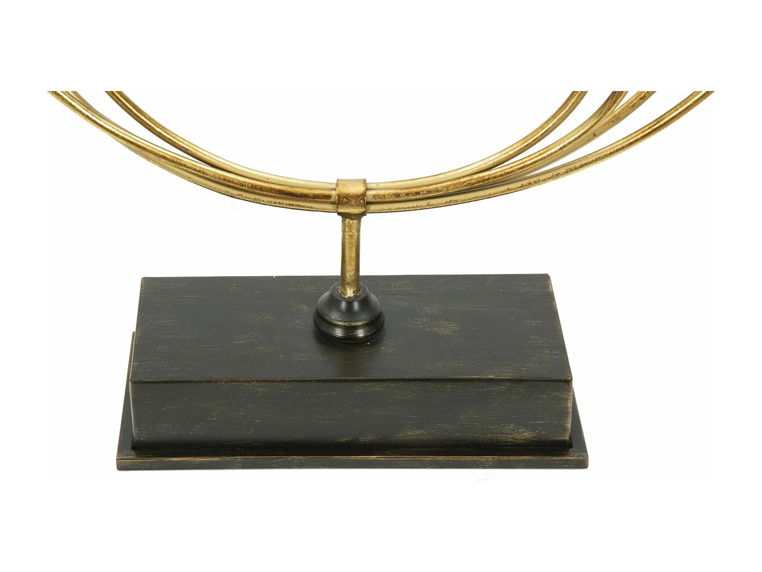 Bougeoir Design en Métal "Iris" 55cm Or