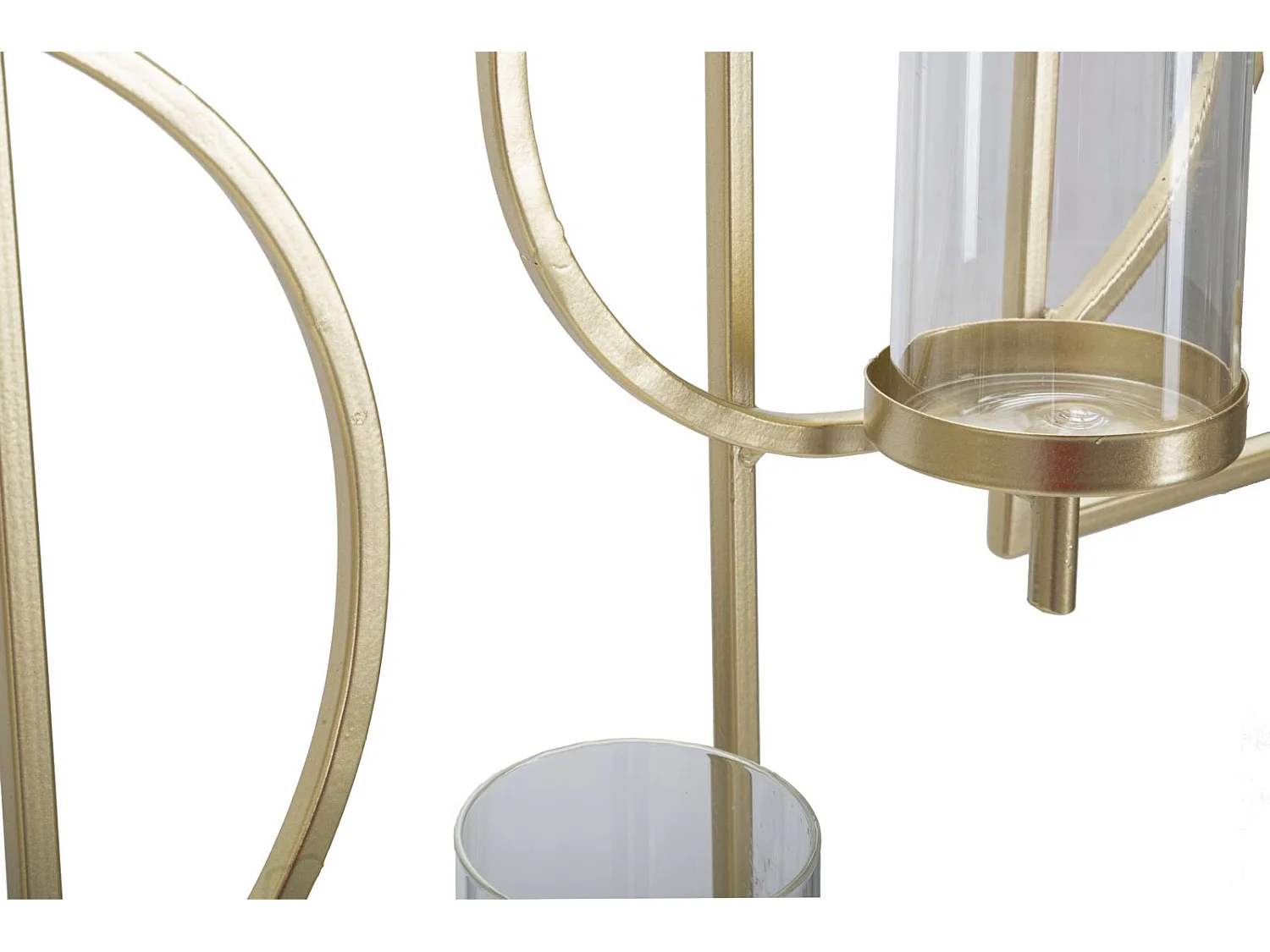 Bougeoir Mural en Métal "Marie" 70cm Or