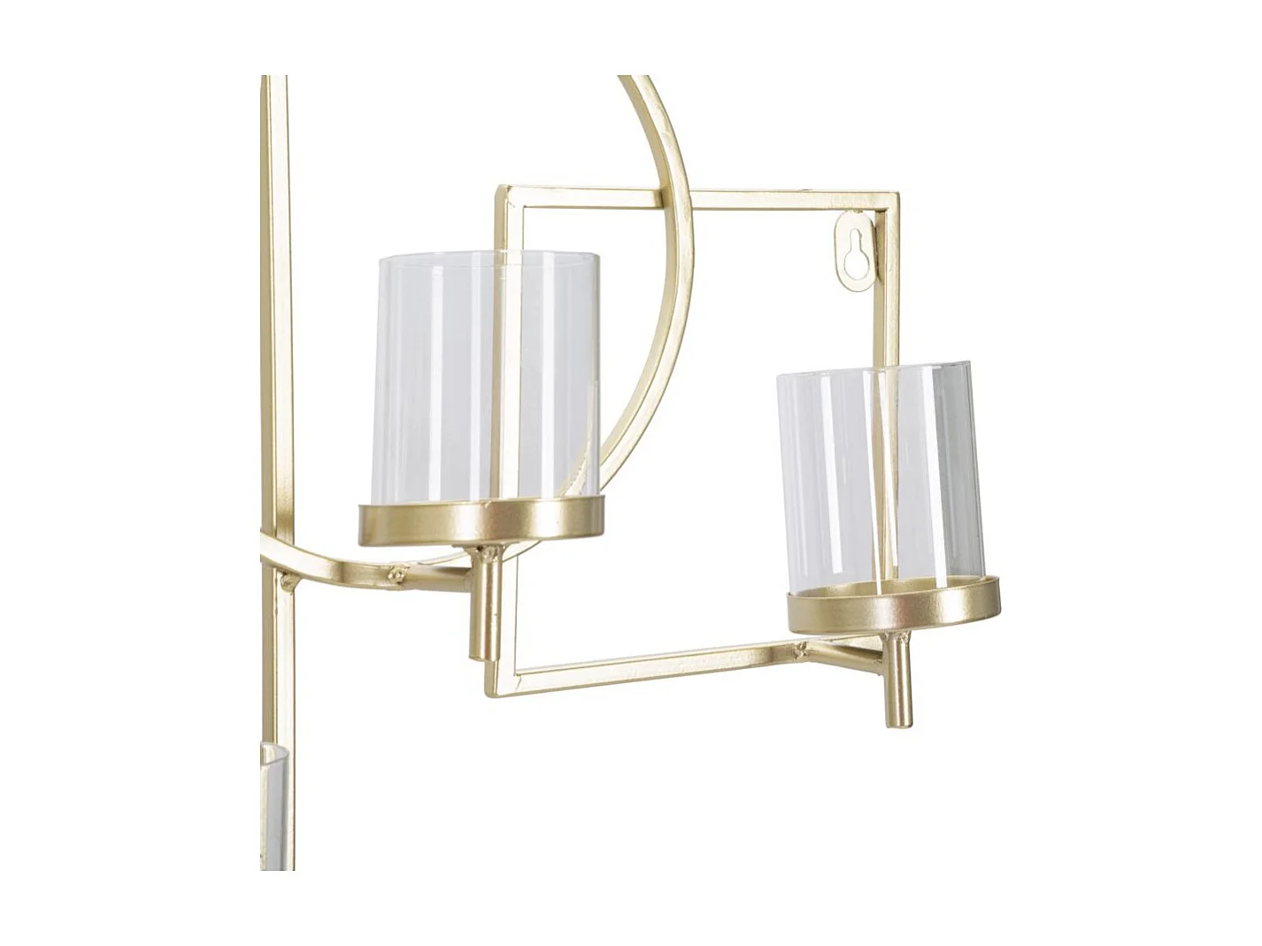 Bougeoir Mural en Métal "Marie" 70cm Or