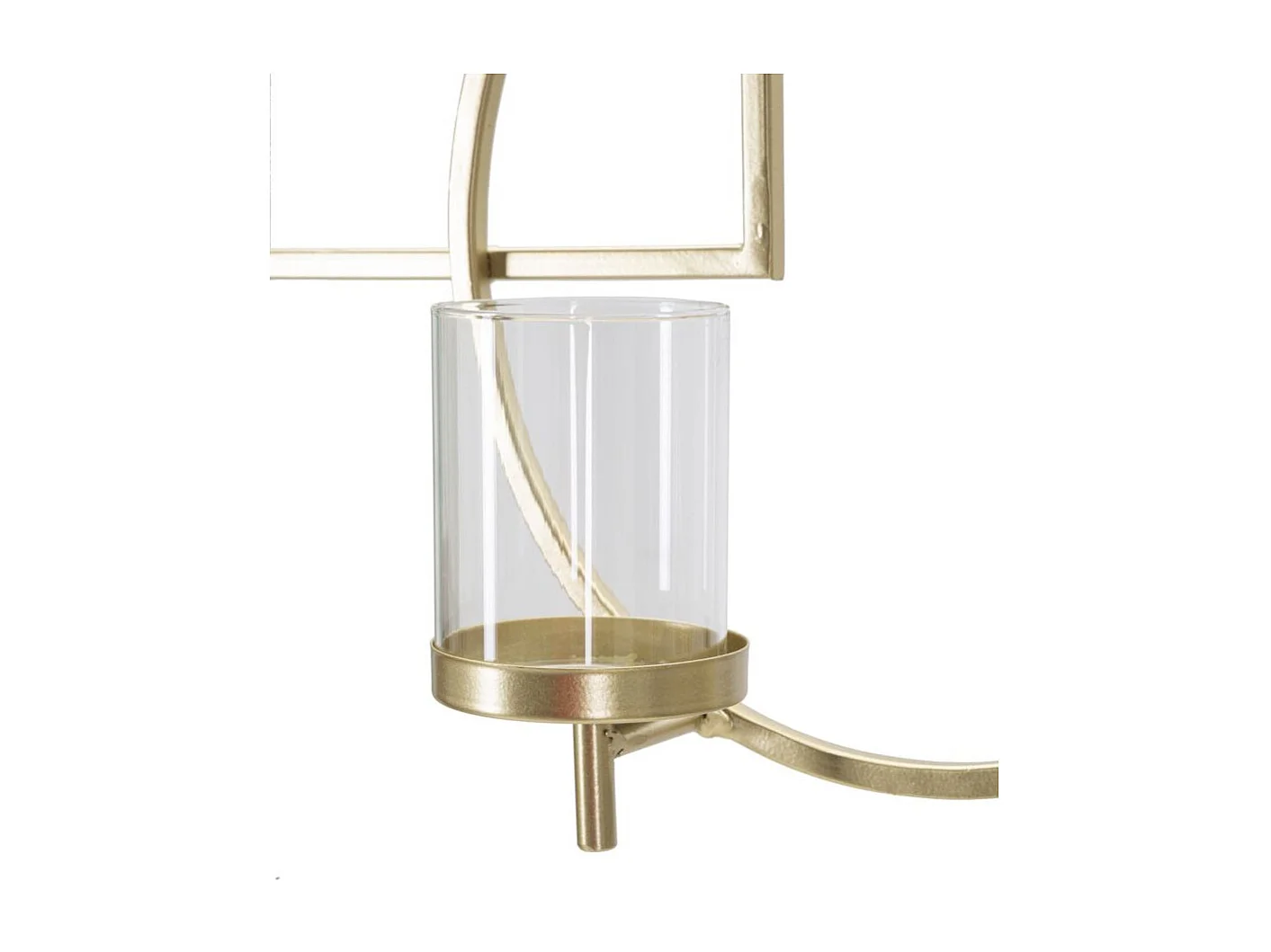 Bougeoir Mural en Métal "Marie" 70cm Or