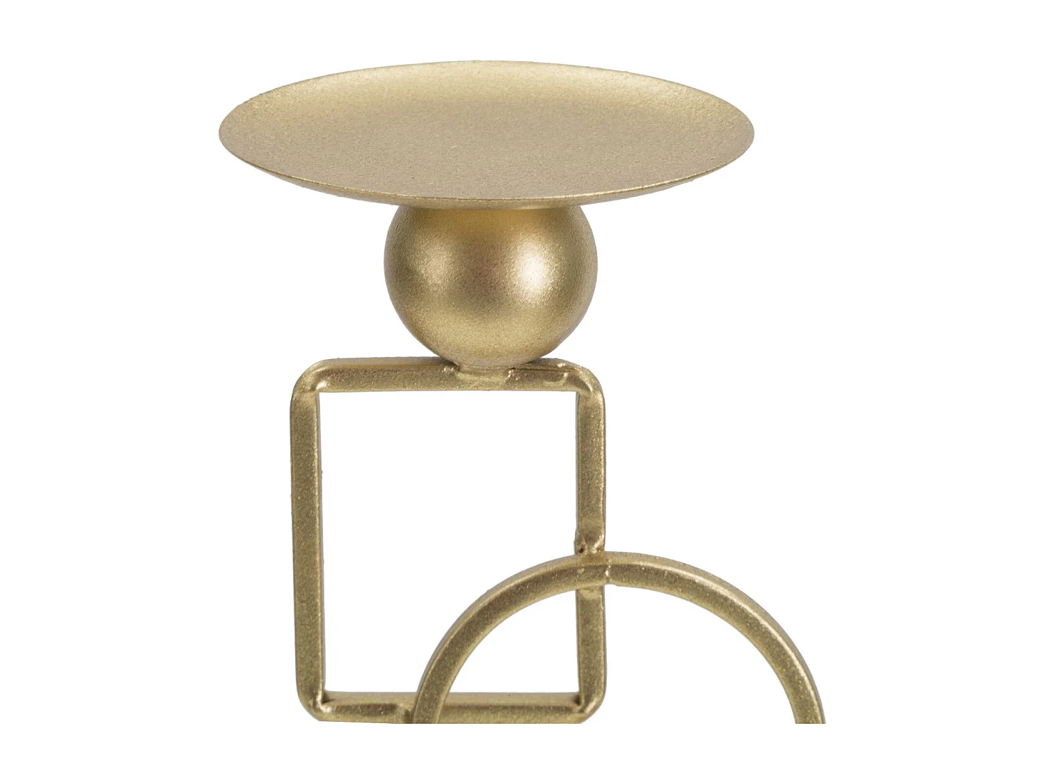 Bougeoir Design en Métal "Marie" 31cm Or